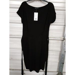 Pretty Garden Black Dress Size Large NWT